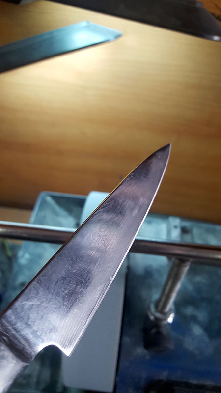 заточка ножа в мастерской