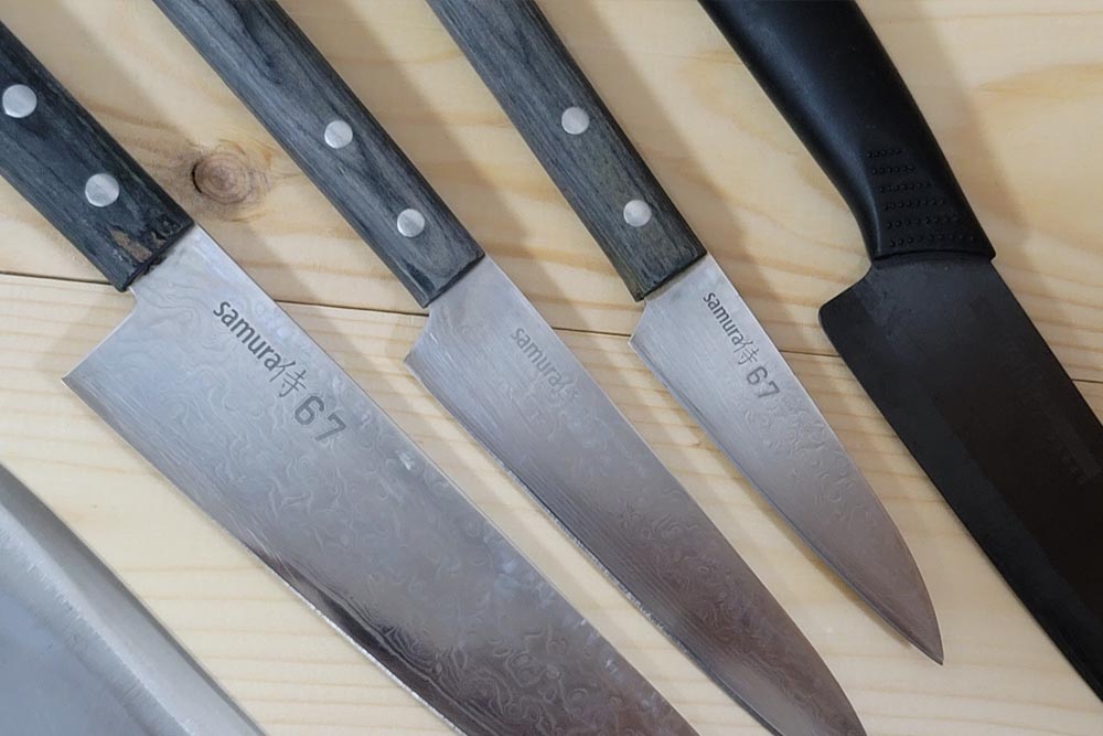 заточка японских ножей