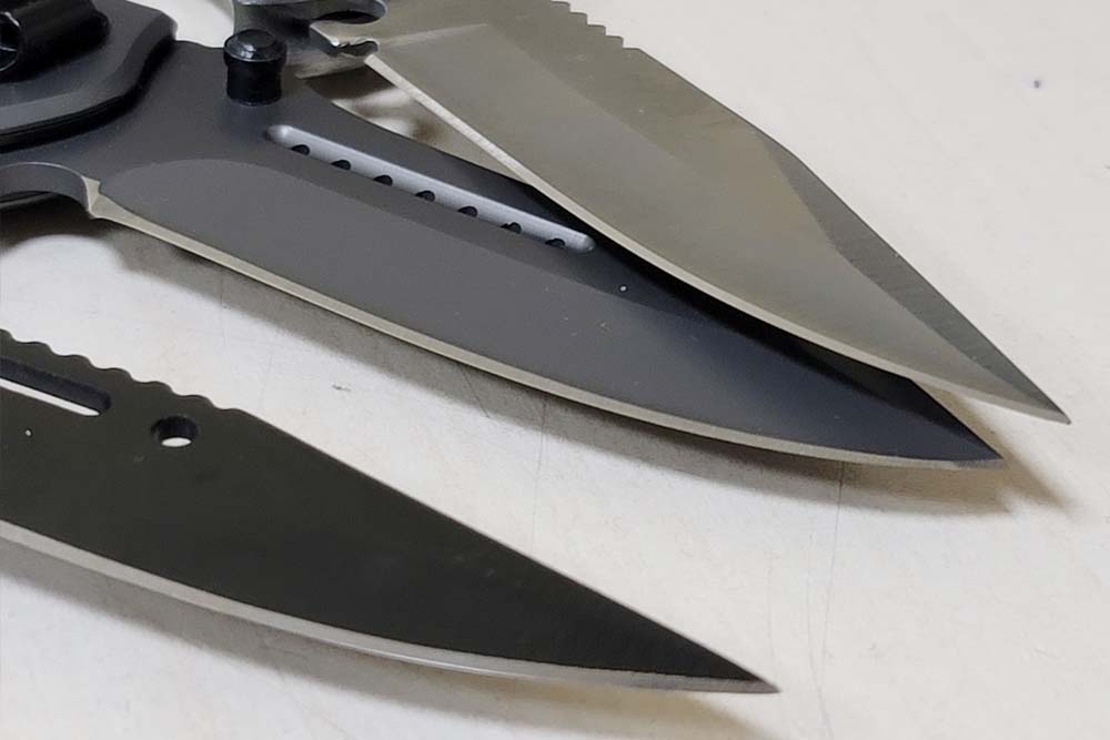 заточка складных ножей